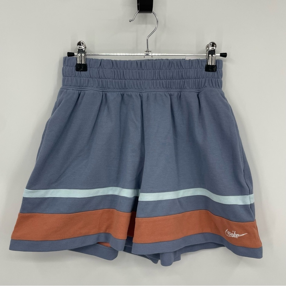 NWT Nike Girls' Sportswear Novelty Capsule Shorts 5 In Sz M blue fv0190-493